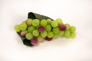 Fake green grapes