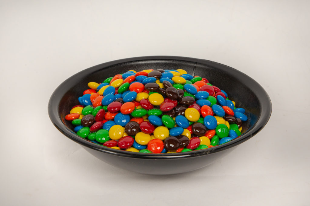 Bowl of M&Ms | Just Dough It!