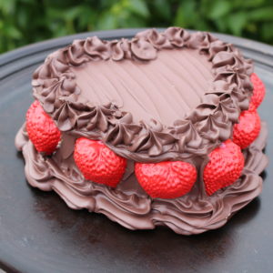 CHOCOLATE HEART CAKE 303