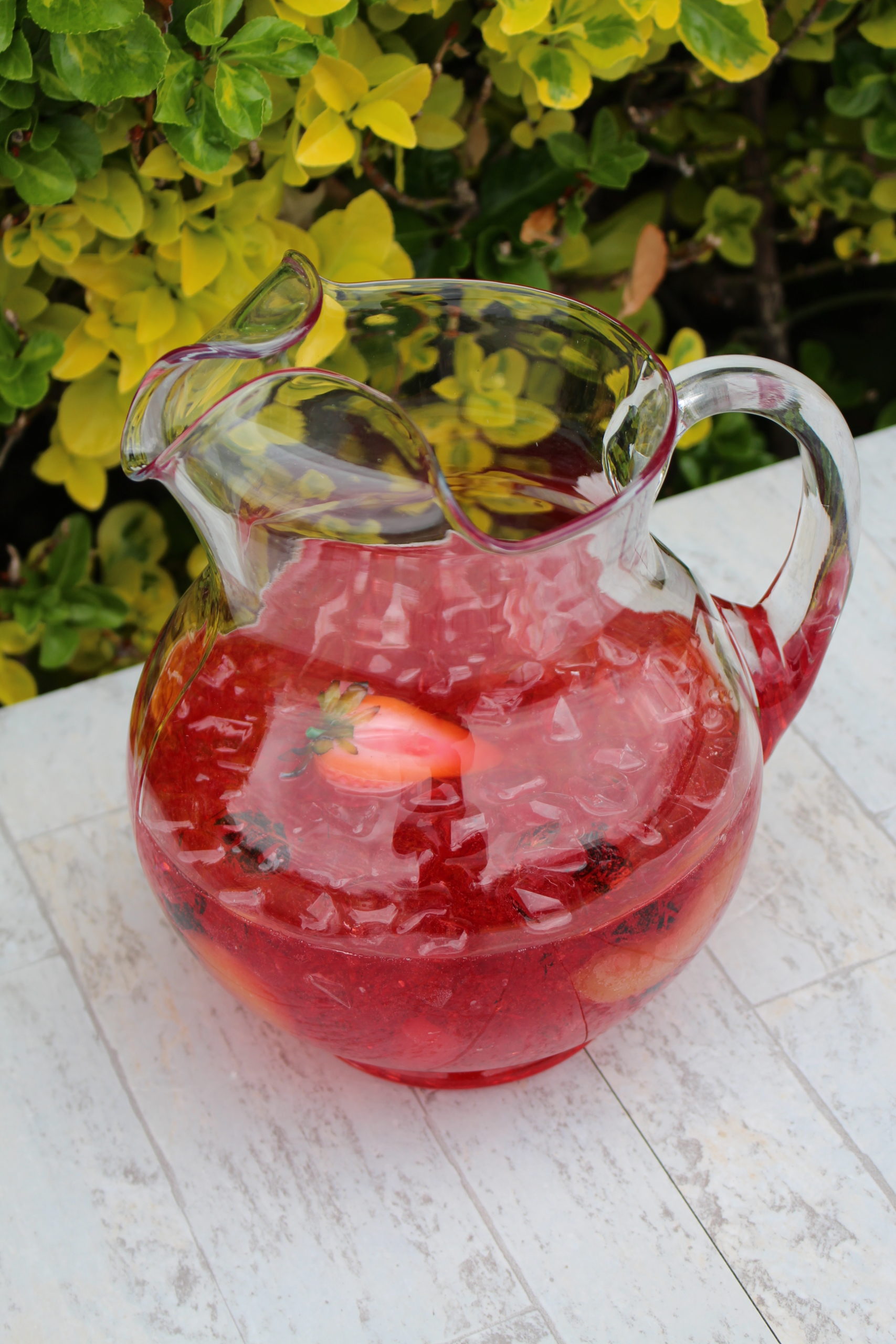 Personalized Glass Sangria Drink Pitchers