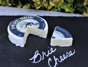 Fake Pere Brie Cheese Round