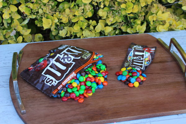 SPILLED M&M SM AND LARGE