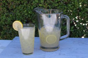 fake lemonade pitcher