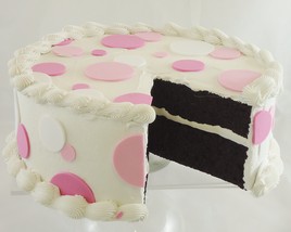 JscGU NJLGB XeOGVlge Sliced Dot Cake