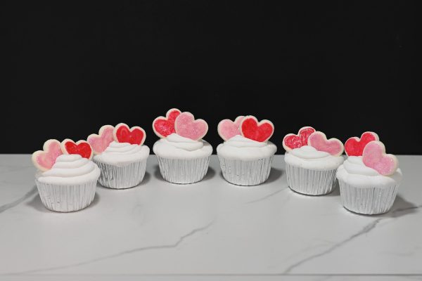 Large Valentines Cupcakes